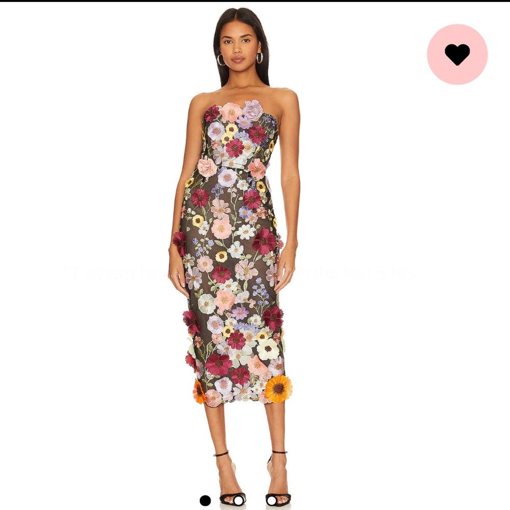 Bronx and Banco Pink Strapless Sheath Dress Wedding Guest